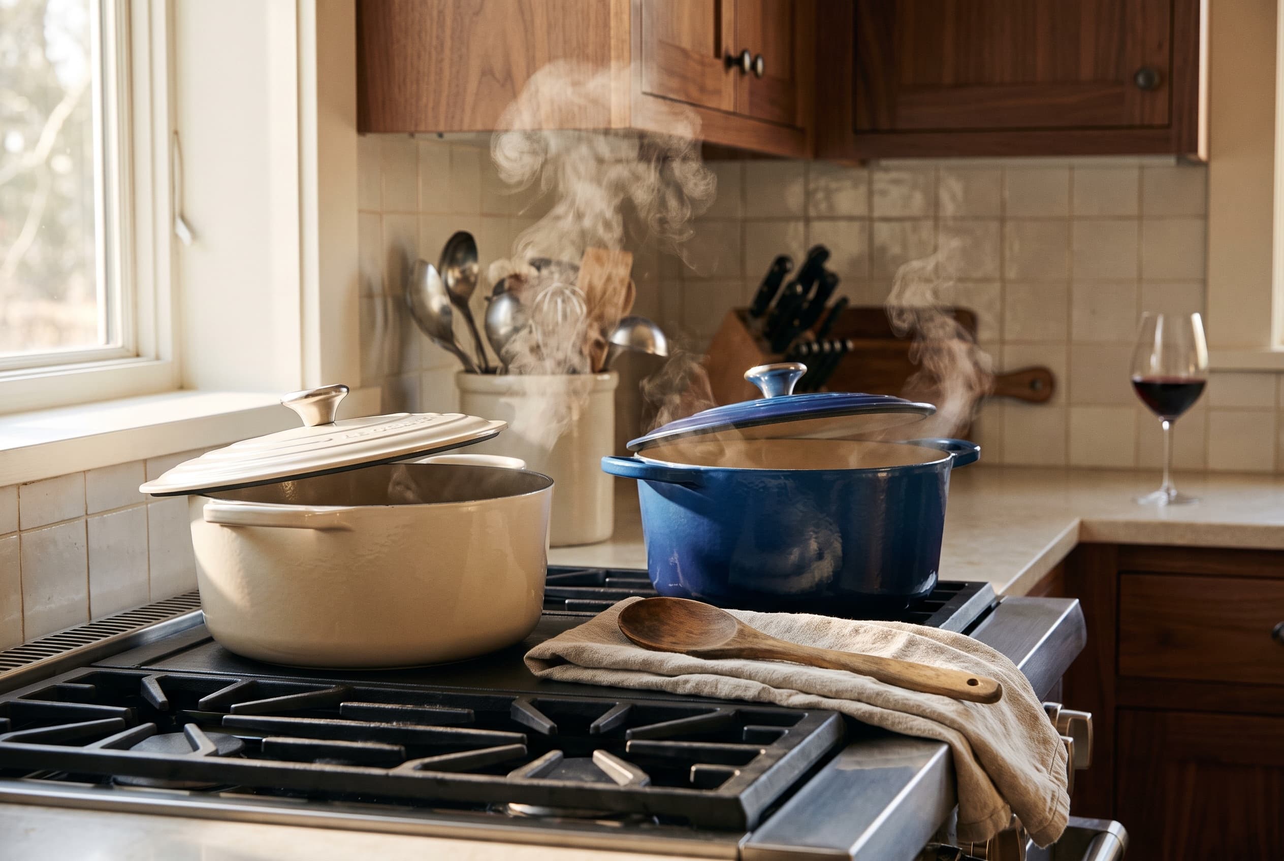 Le Creuset vs Lodge: what the extra money buys